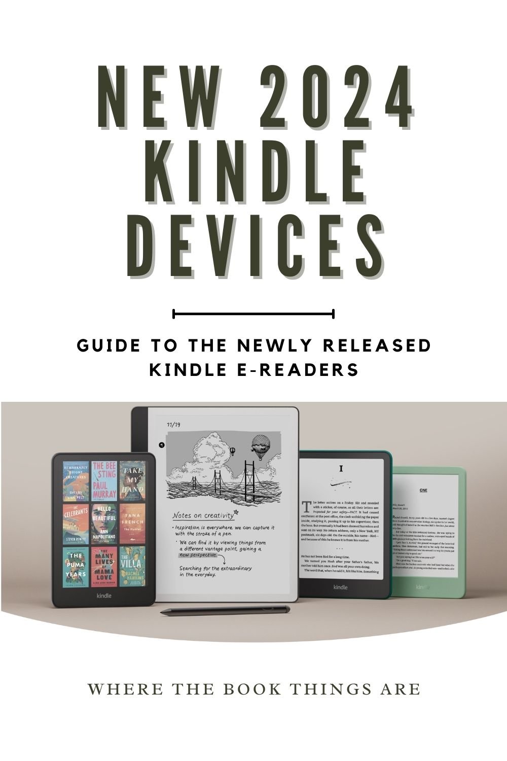 All New 2024 Kindle Devices - Where The Book Things Are